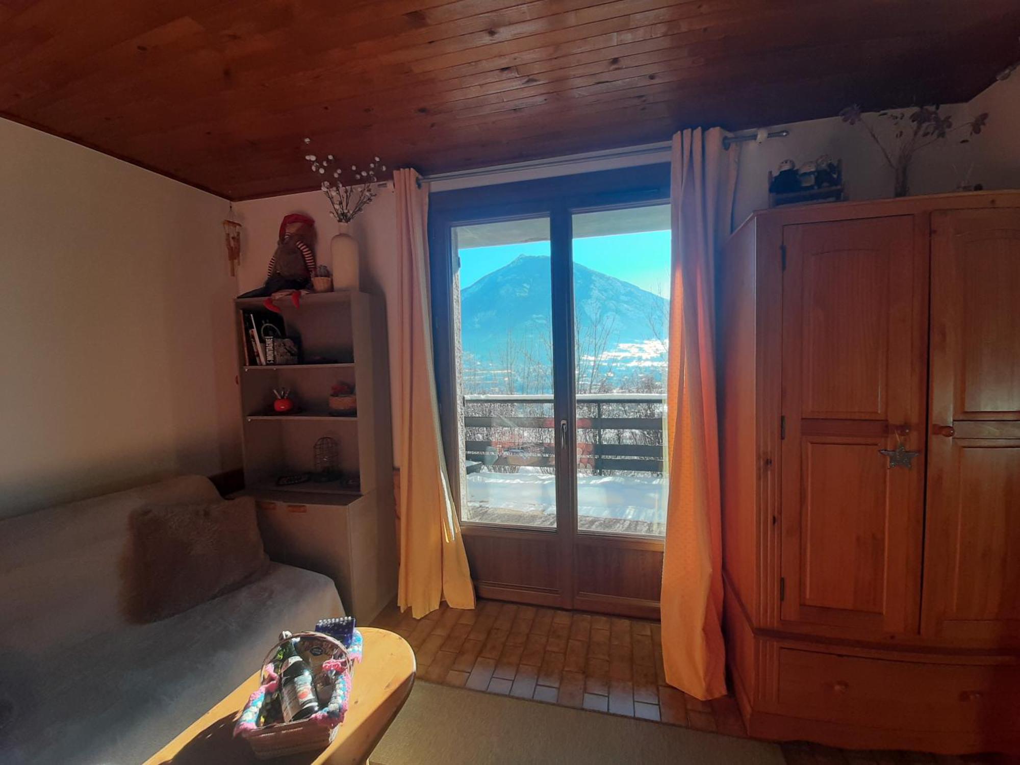 Studio sympa avec terrasse , maxi 4 pers.Briançon Exterior foto