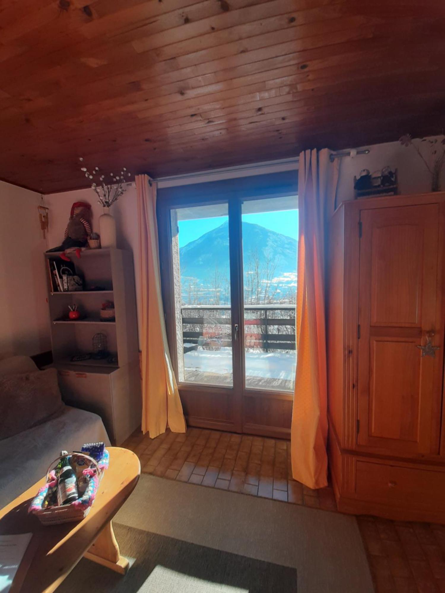 Studio sympa avec terrasse , maxi 4 pers.Briançon Exterior foto